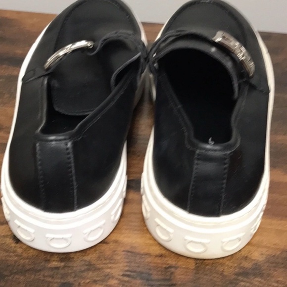 Salvatore Ferragamo Black Leather Loafers - Picture 5 of 6